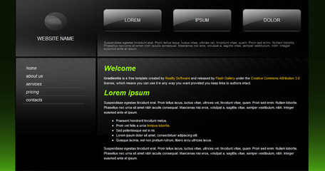 202个免费高质量XHTML模板 网页制作与设计的宝贵资源